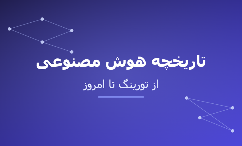 تاریخچه هوش مصنوعی: از تورینگ تا امروز
