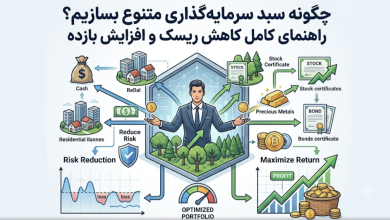 چگونه سبد سرمایه‌گذاری متنوع بسازیم؟ راهنمای کامل کاهش ریسک و افزایش بازده